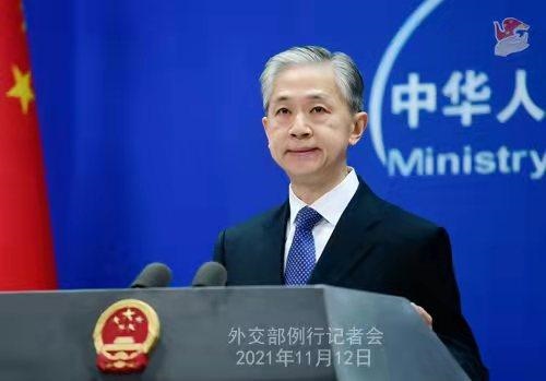 外交部發(fā)言人汪文斌。薛偉 攝