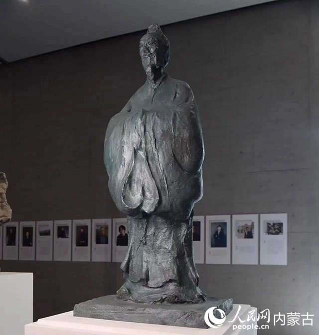 吳為山作品《管子》。實習(xí)生 楊光攝
