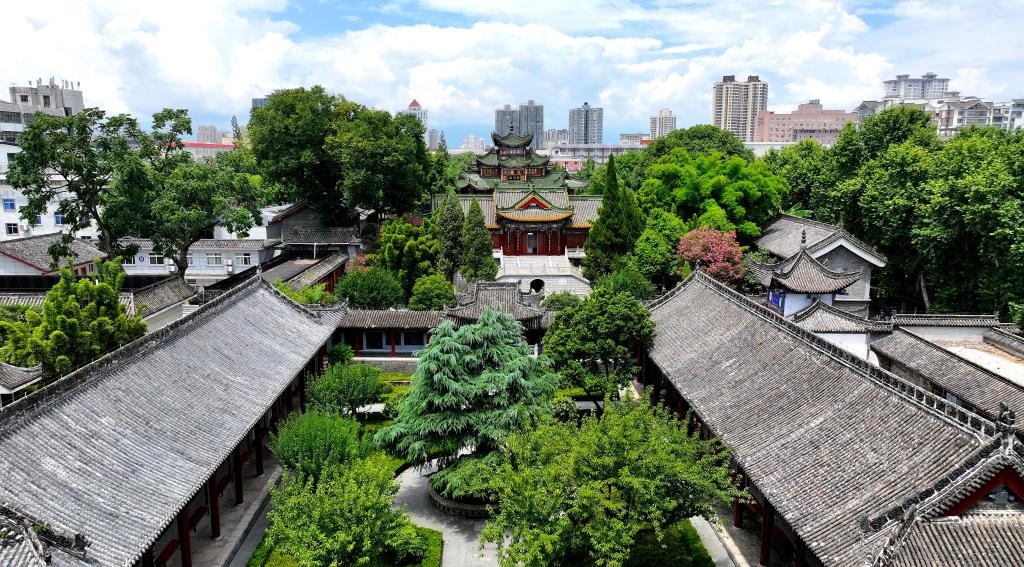 近日拍攝的陜西省漢中市博物館。新華社記者 劉瀟 攝