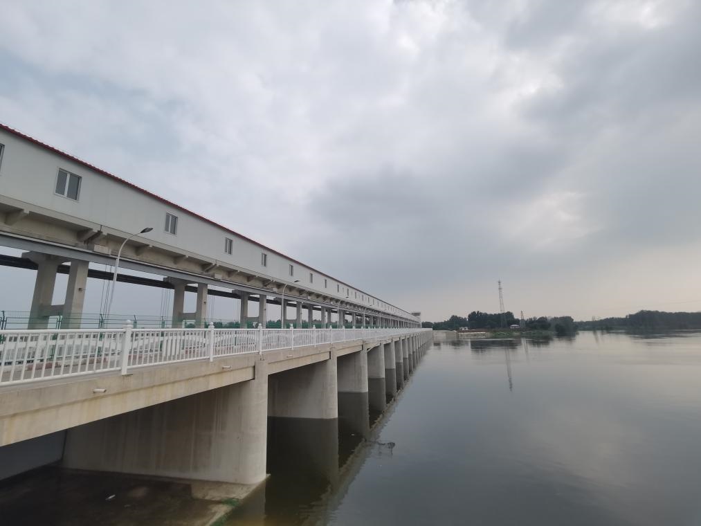 圖為獨(dú)流減河進(jìn)洪南閘。新華社記者 劉惟真 攝