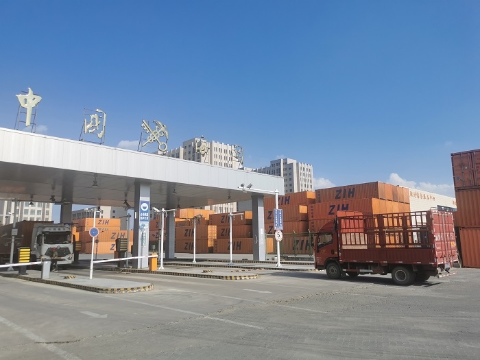 鄭州國際陸港海關監(jiān)管場所。鄭州車站海關供圖