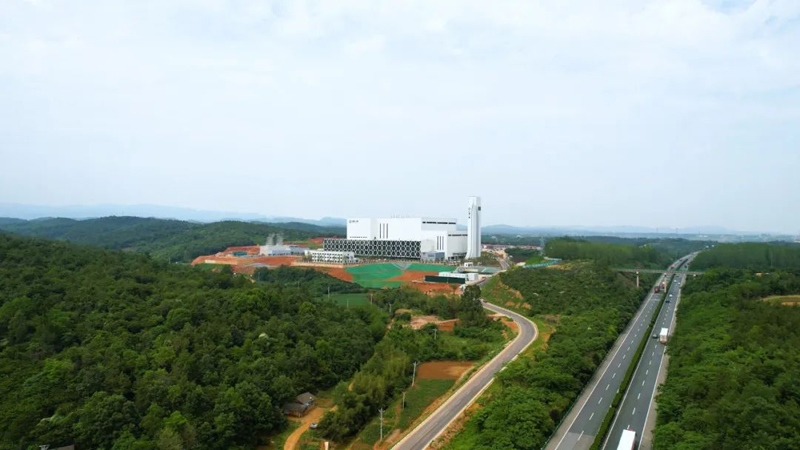 湖北省宜昌市生活垃圾發(fā)電特許經營項目。陳臣攝