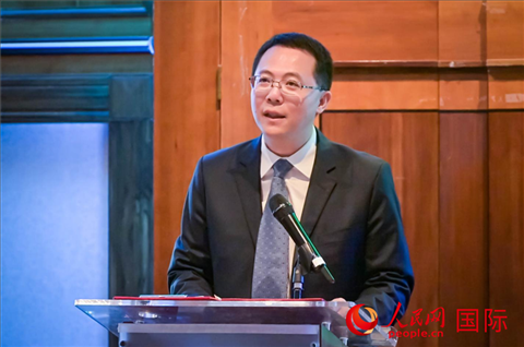 吳文海致辭。人民網(wǎng) 郭錦標(biāo)攝