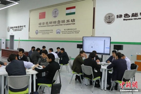 2023年4月，位于杜尚別的塔吉克斯坦魯班工坊課堂。張碩 攝