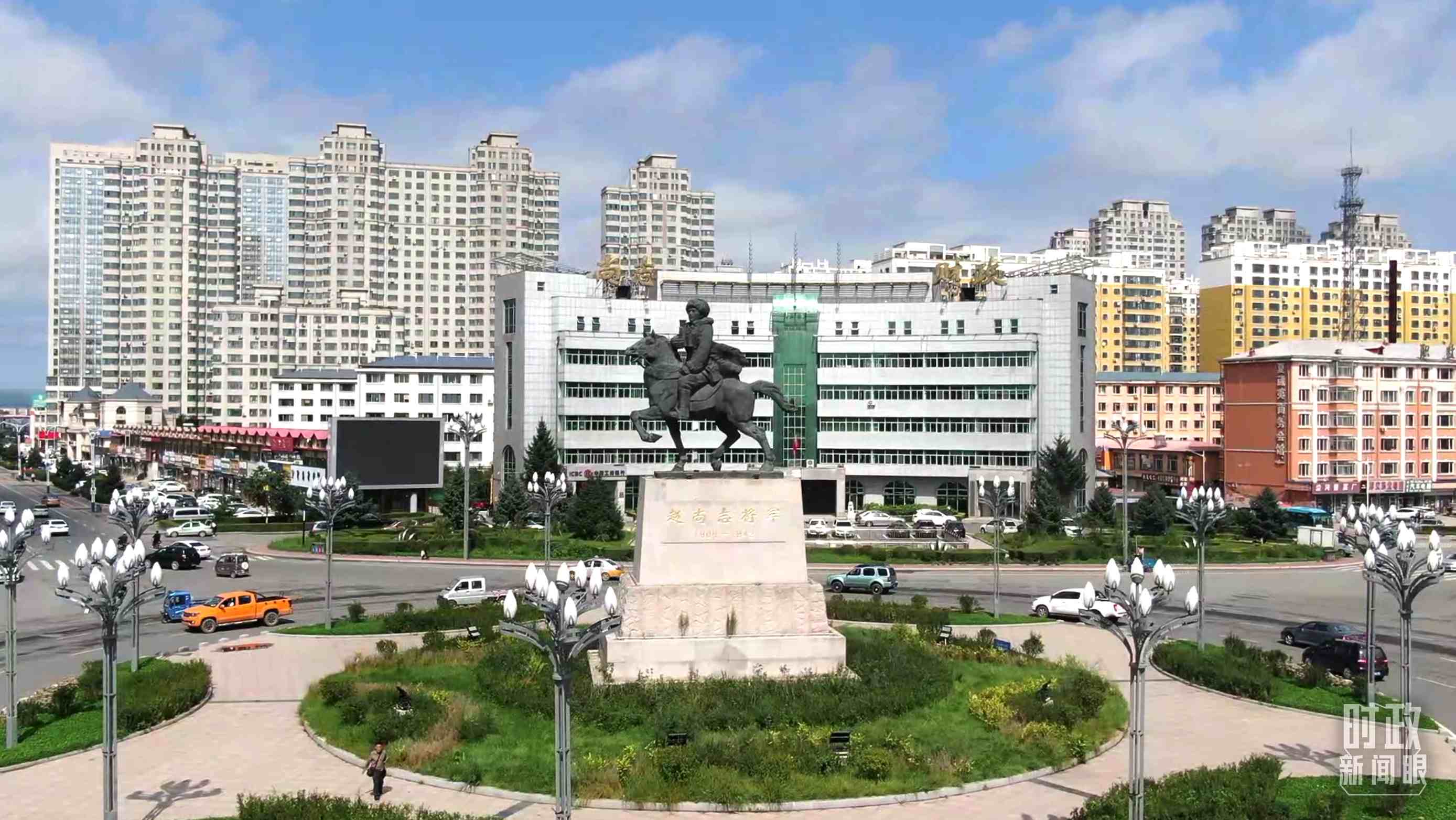 △哈爾濱市尚志市航拍。（總臺央視記者張耿生拍攝）