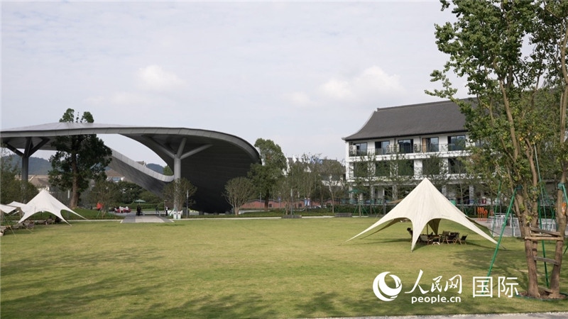 安吉露營(yíng)地。人民網(wǎng) 彭昱凱攝