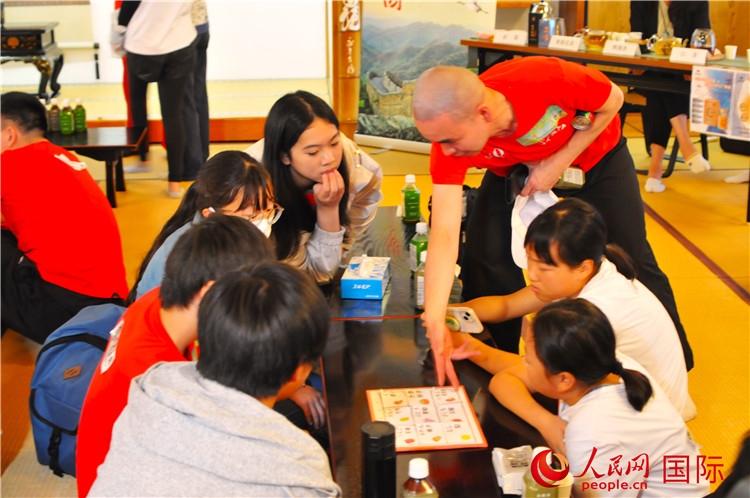 中日青少年聯(lián)歡交流會(huì)現(xiàn)場(chǎng)。人民網(wǎng) 蔣曉辰攝