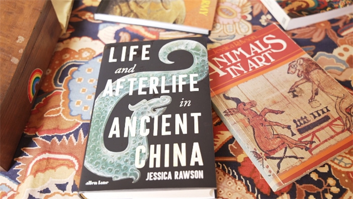 羅森教授新書《古代中國的今生與來世》。黃鏗攝