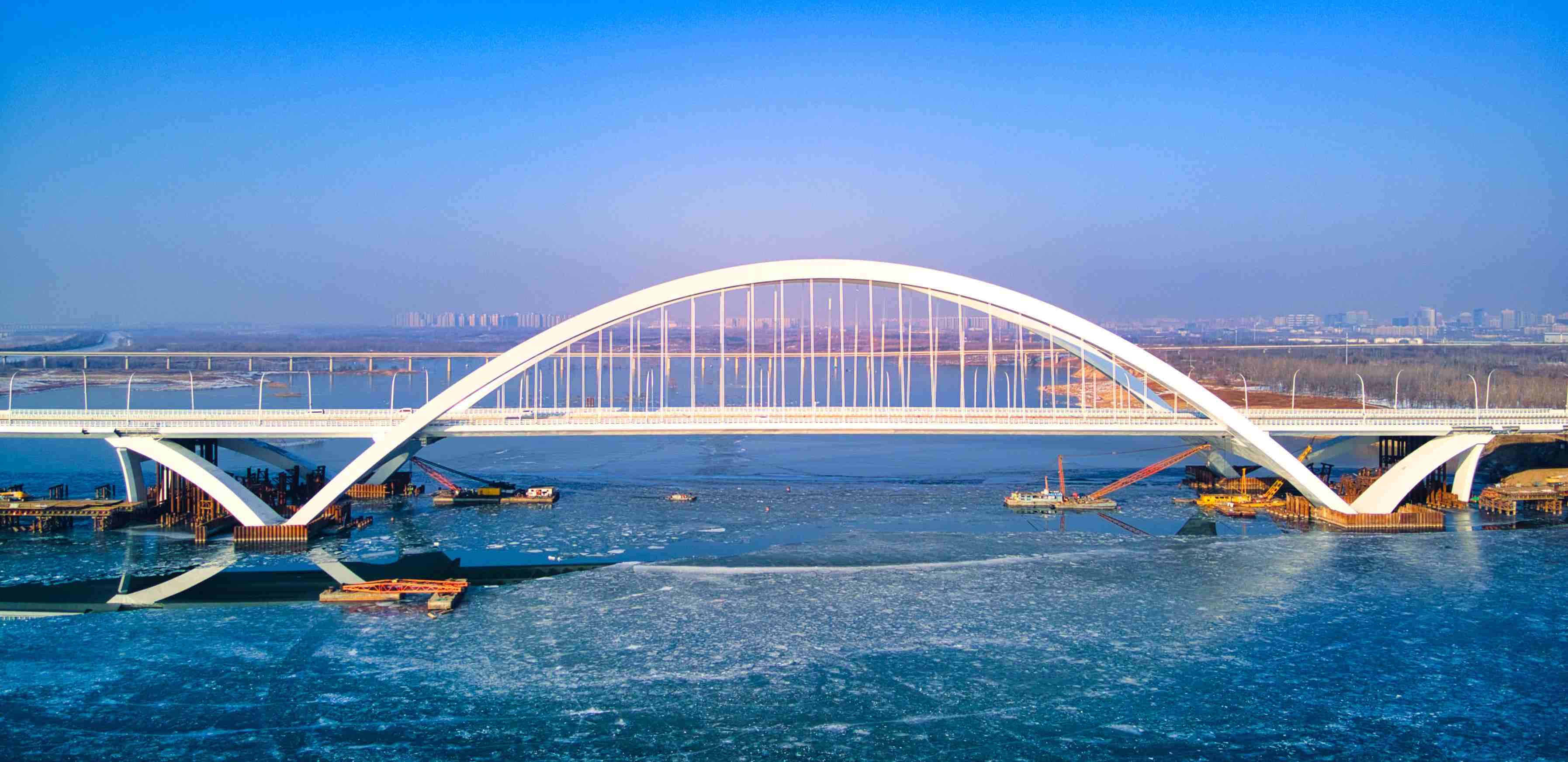 開(kāi)通后的京雄大橋。受訪(fǎng)方供圖