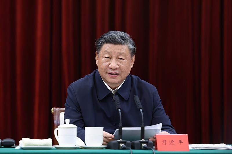 △2023年10月12日，習近平總書記在江西南昌市主持召開進一步推動長江經(jīng)濟帶高質量發(fā)展座談會并發(fā)表重要講話。