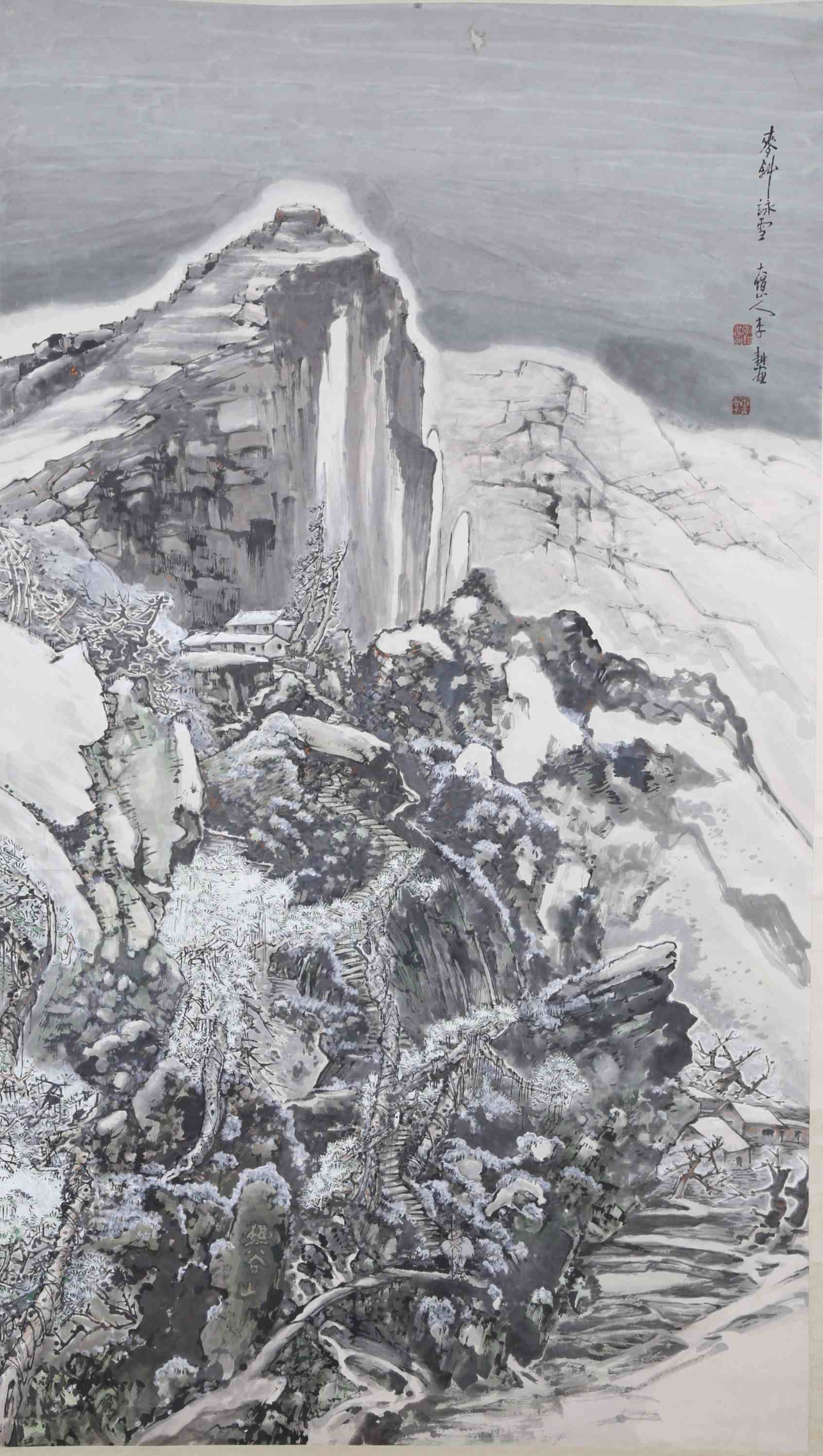 李耕畫作。(仙游縣博物館供圖)