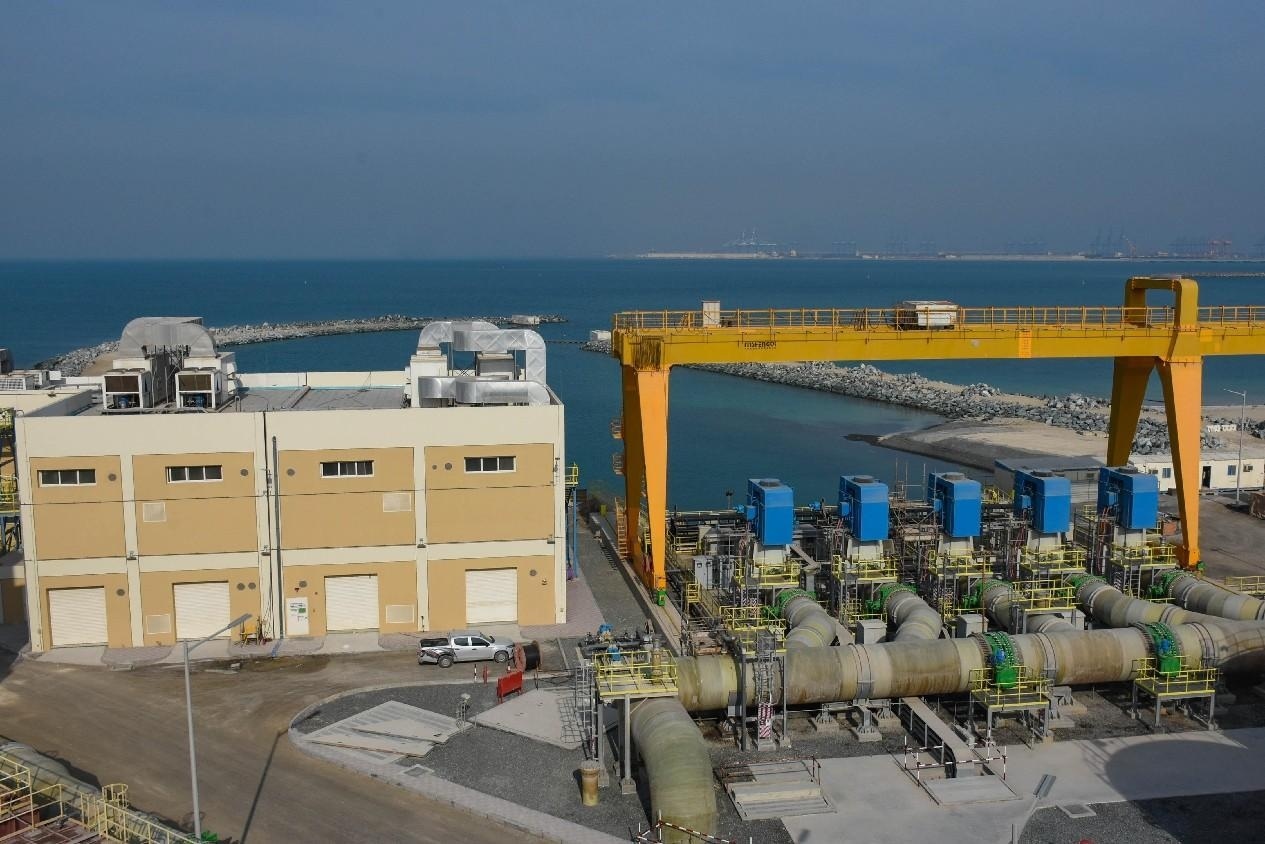 海水取水泵房。山東電建三公司供圖
