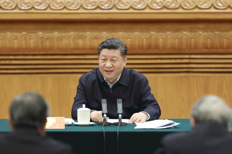 2019年3月18日，習(xí)近平總書記在北京主持召開學(xué)校思想政治理論課教師座談會并發(fā)表重要講話。