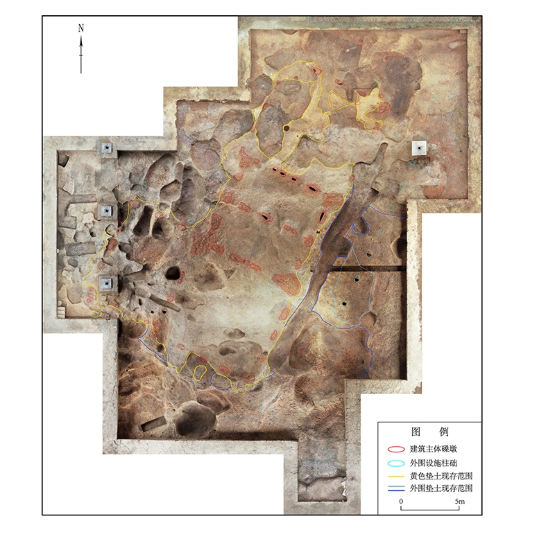 屈家?guī)X文化大型建筑F38正射影像。中國(guó)文物報(bào)社供圖