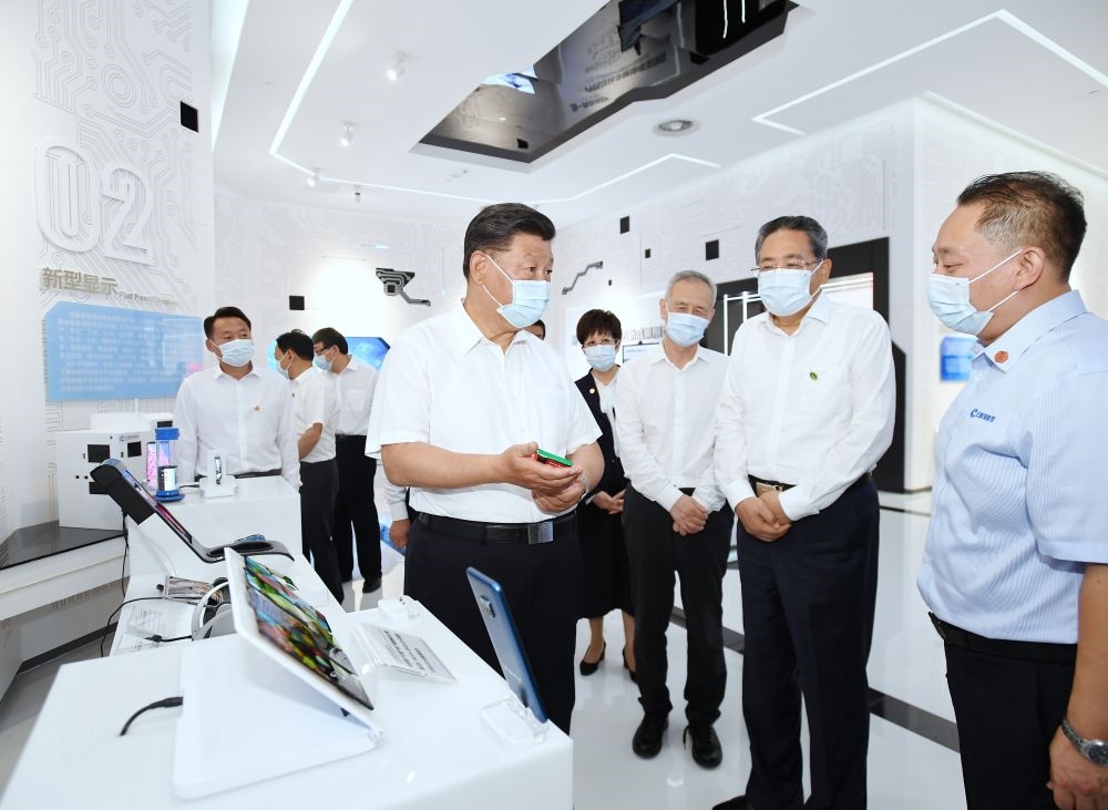 2020年8月19日下午，習近平總書記在安徽省合肥市參觀安徽創(chuàng)新館，了解安徽省科技創(chuàng)新和新興產(chǎn)業(yè)發(fā)展情況。