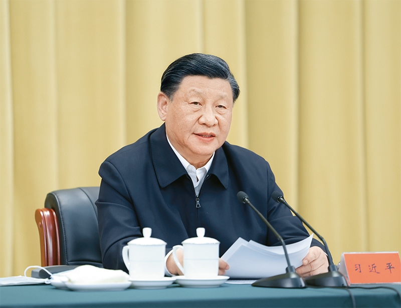 2023年6月2日，中共中央總書記、國家主席、中央軍委主席習(xí)近平在北京出席文化傳承發(fā)展座談會并發(fā)表重要講話。 新華社記者 鞠鵬/攝