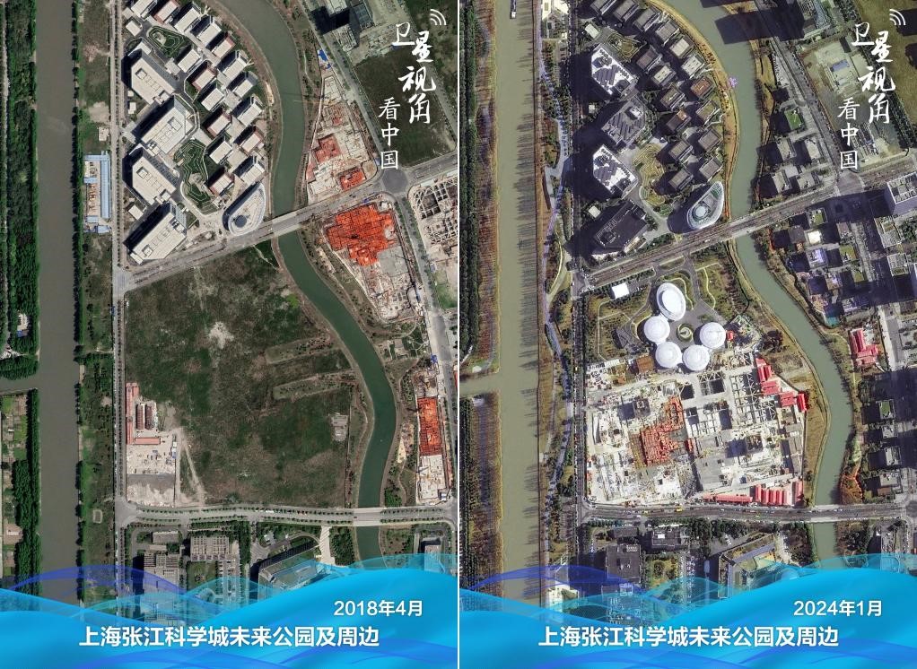 張江科學(xué)城未來公園從無到有，將打造代表人工智能發(fā)展最前沿、最高端成果的集中展示區(qū)、產(chǎn)業(yè)集聚區(qū)。