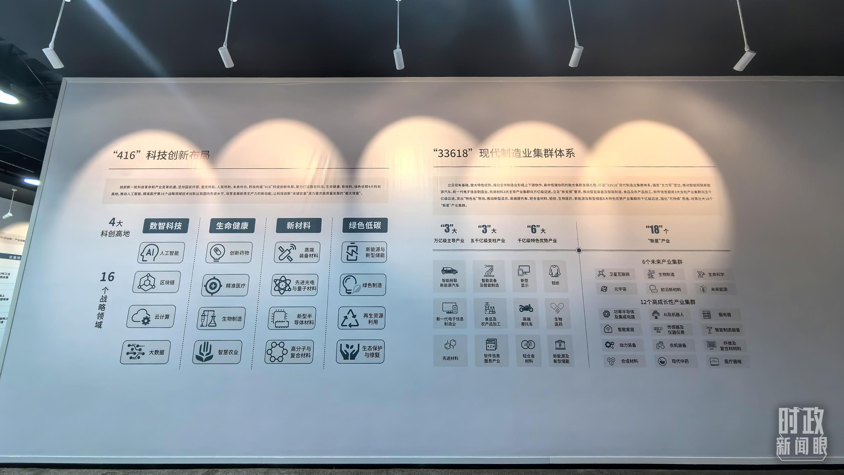 △重慶科技創(chuàng)新和產(chǎn)業(yè)發(fā)展成果展示。（總臺(tái)央廣記者潘毅拍攝）
