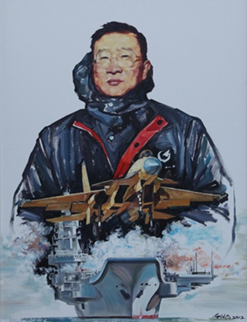 《羅陽》油畫。校方供圖