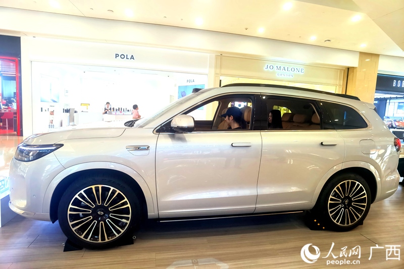  消費(fèi)者在試駕汽車。人民網(wǎng)記者 陳燕攝