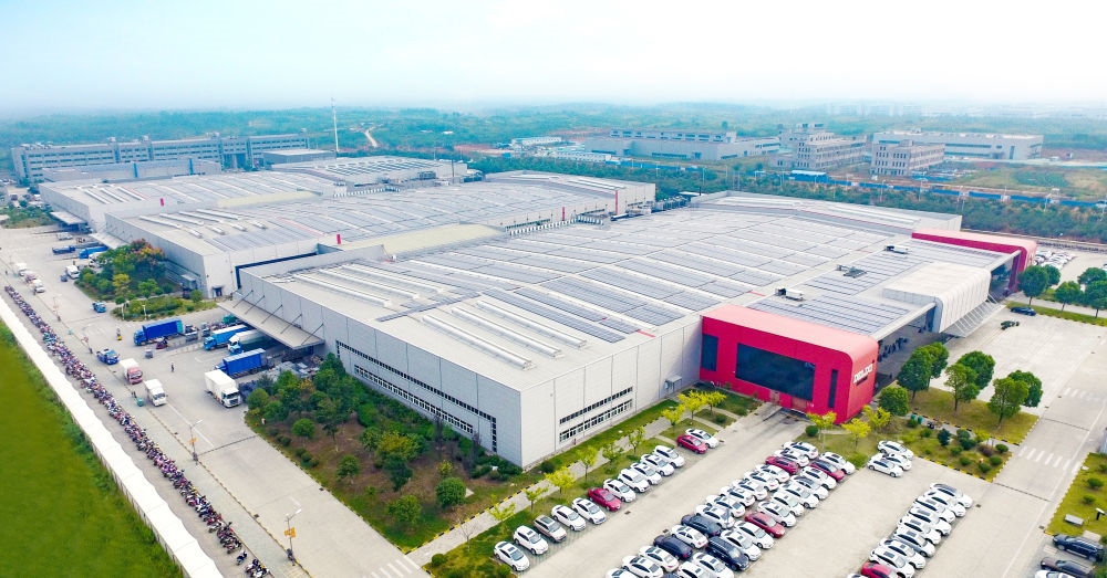 圖為德力西電氣蕪湖工廠(chǎng)（無(wú)人機(jī)照片）。（德力西集團(tuán)供圖）