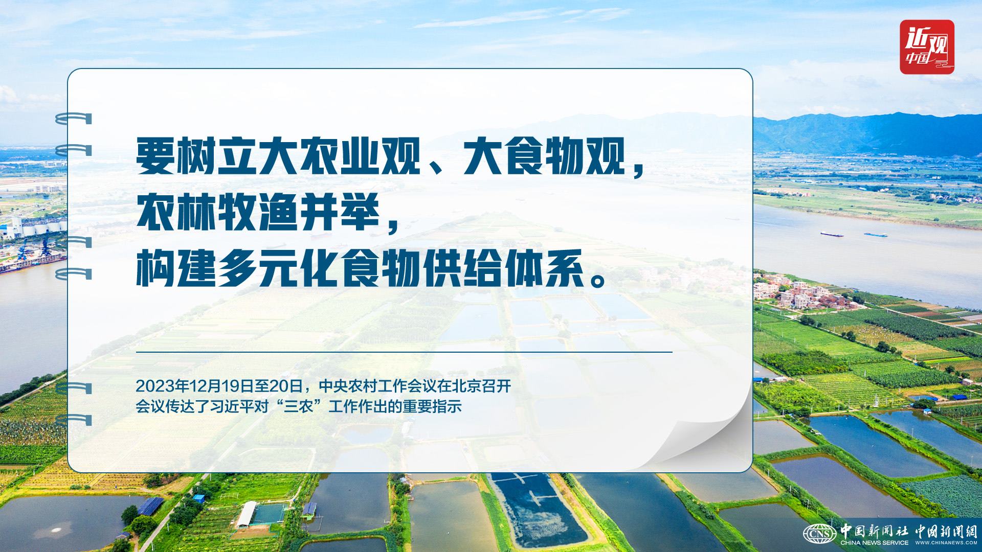 習(xí)近平：樹立大食物觀，構(gòu)建多元化食物供給體系