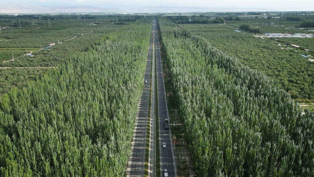 新疆柯柯牙景色（2023年9月1日攝，無人機照片）。新華社記者 李響 攝