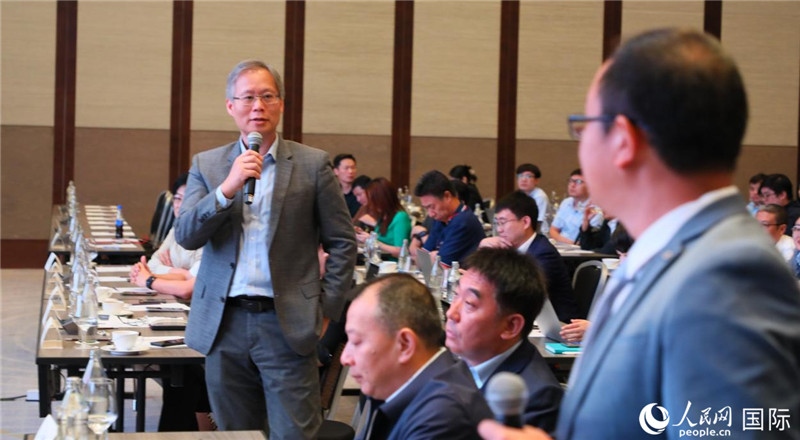 講座現(xiàn)場互動。人民網(wǎng)記者 簡承淵攝