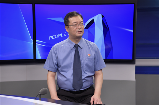 福建省泉州市人民檢察院檢察長施建清。人民網(wǎng)記者 王曉嘯攝