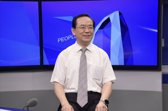 中國人民大學(xué)法學(xué)院教授、博士生導(dǎo)師楊建順。人民網(wǎng)記者 王曉嘯攝