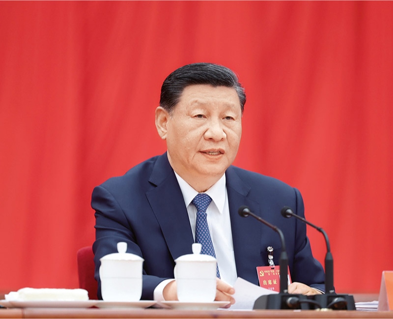 中國(guó)共產(chǎn)黨第二十屆中央委員會(huì)第三次全體會(huì)議，于2024年7月15日至18日在北京舉行。中央委員會(huì)總書記習(xí)近平作重要講話。 新華社記者 鞠鵬/攝