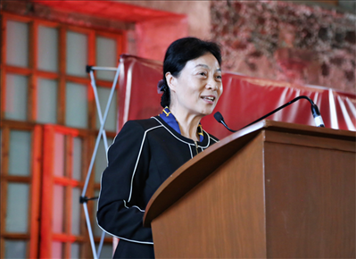 李雅芳作主旨發(fā)言。主辦方供圖