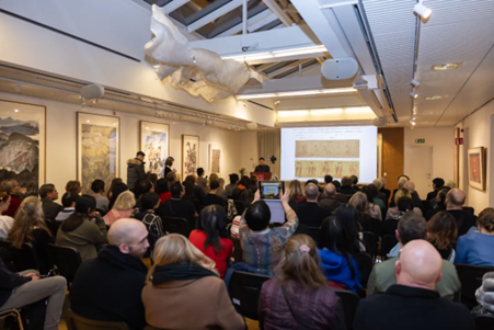 “國際視野下的中國繪畫——中國國家畫院優(yōu)秀作品交流展”。中國駐瑞典大使館供圖