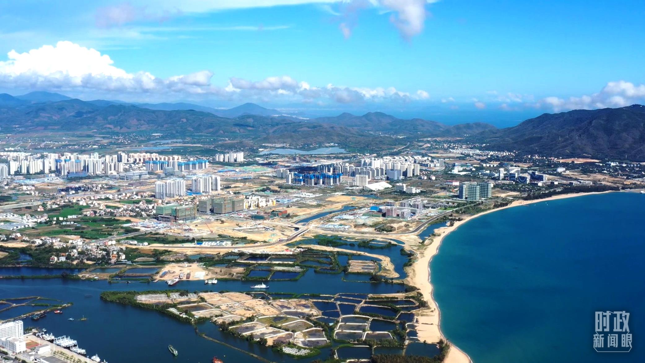 海南崖州灣科技城。（總臺記者張偉克拍攝）