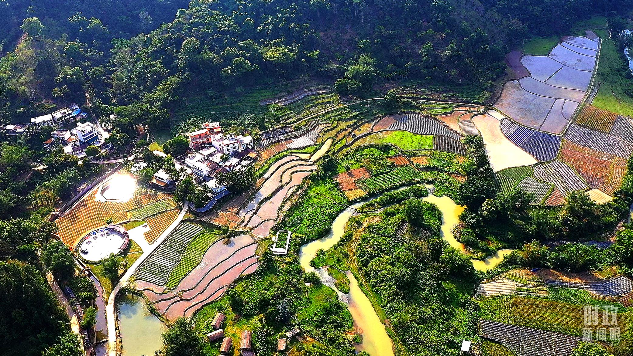 海南省五指山市水滿鄉(xiāng)毛納村。（總臺央視記者劉琦拍攝）