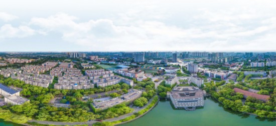 成都理工大學全景航拍圖。成都理工大學供圖