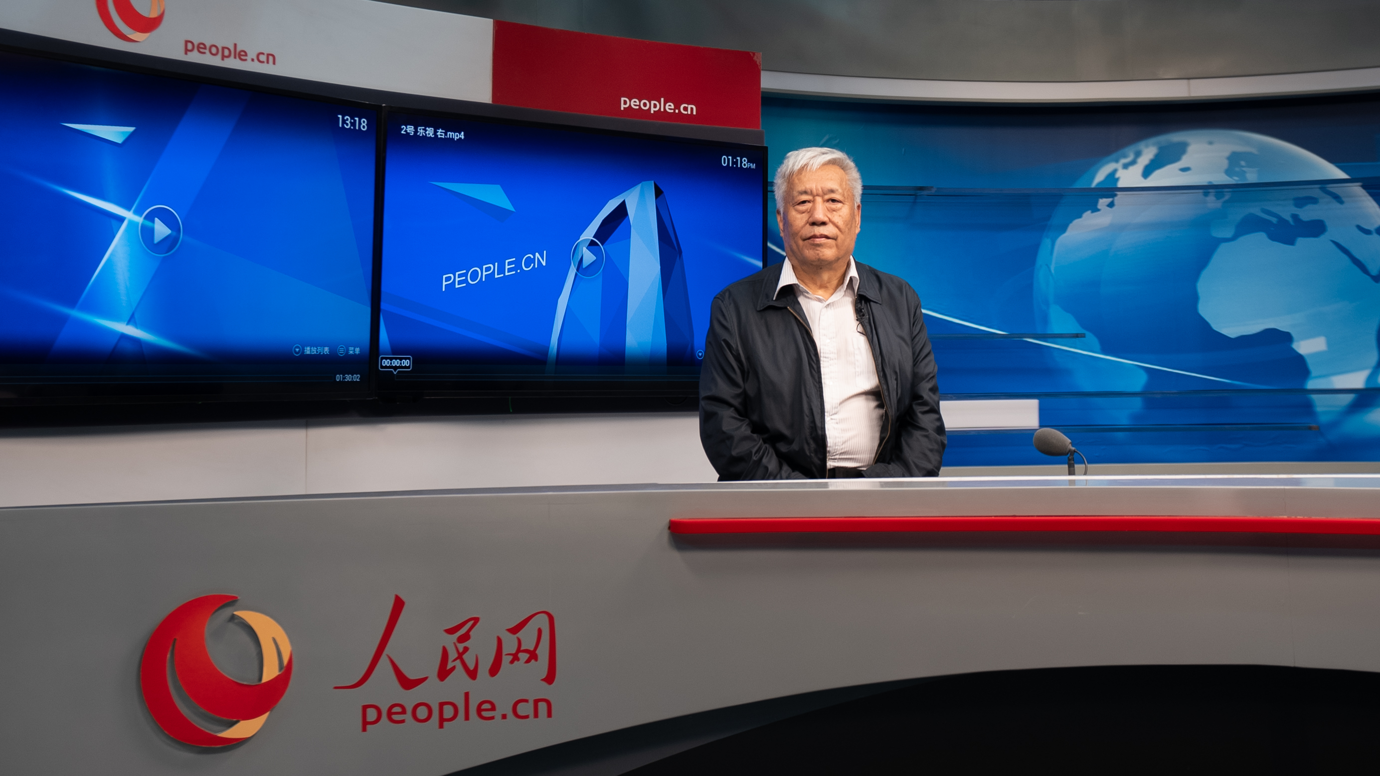 中國(guó)地震局地球物理研究所原副所長(zhǎng)、研究員高孟潭作客人民網(wǎng)。人民網(wǎng)記者 葛泰佚攝