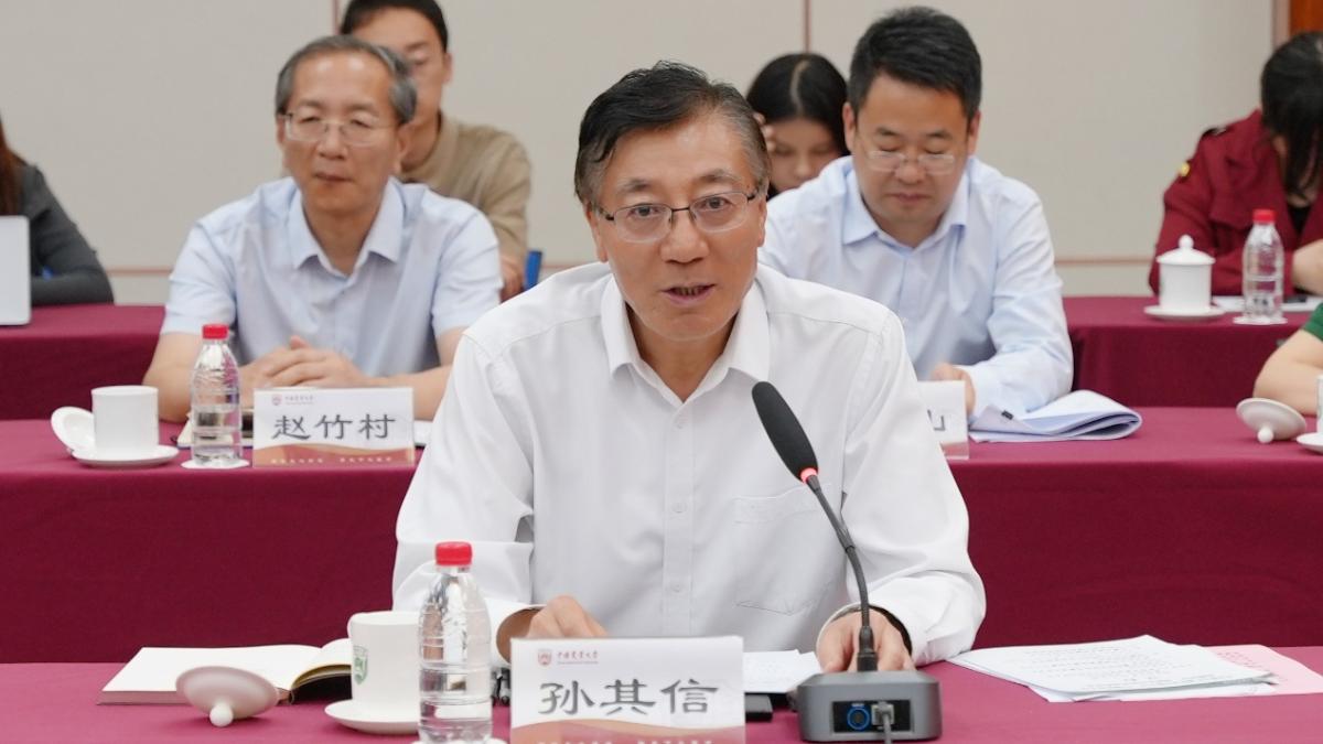 中國工程院院士、中國農(nóng)業(yè)大學校長孫其信。校方供圖